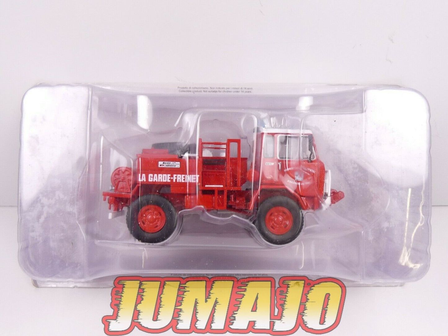 CPI8 camion POMPIER 1/43 Hachette Anticendio Boschivo Iveco 75PC France 1974