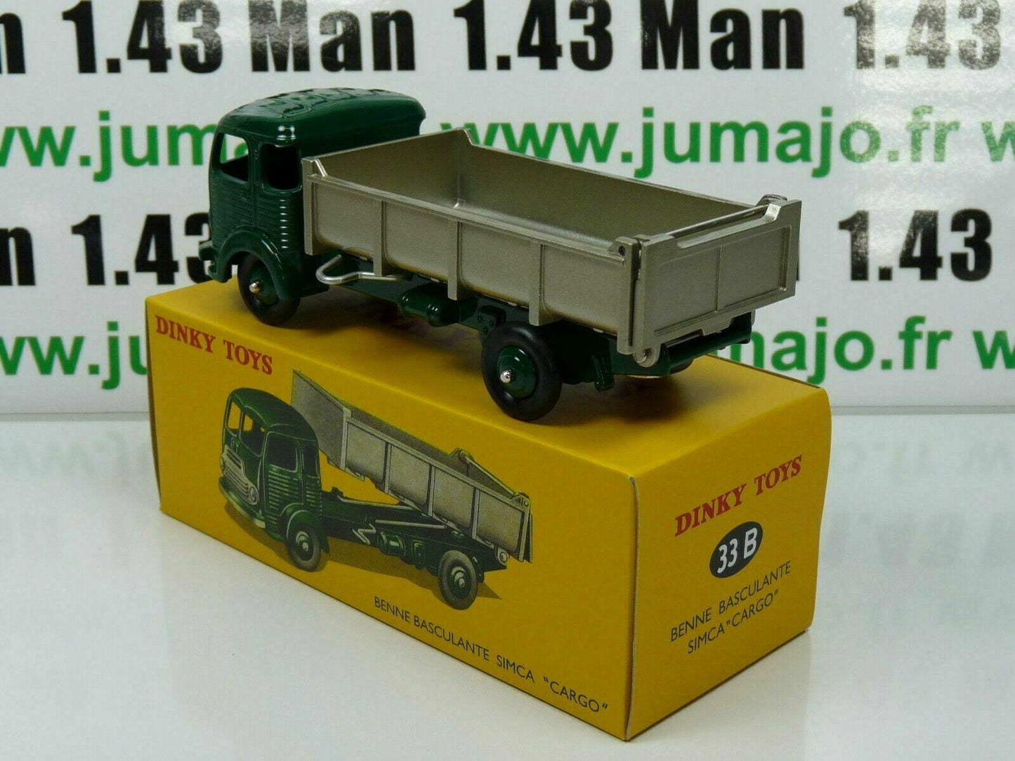 DT66 Voiture réédition DINKY TOYS Atlas : SIMCA Benne Basculante Cargo 33B