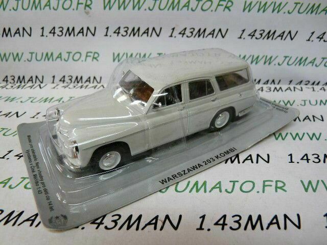 PL100 VOITURE 1/43 IXO IST déagostini POLOGNE : Warszawa 203 Kombi break
