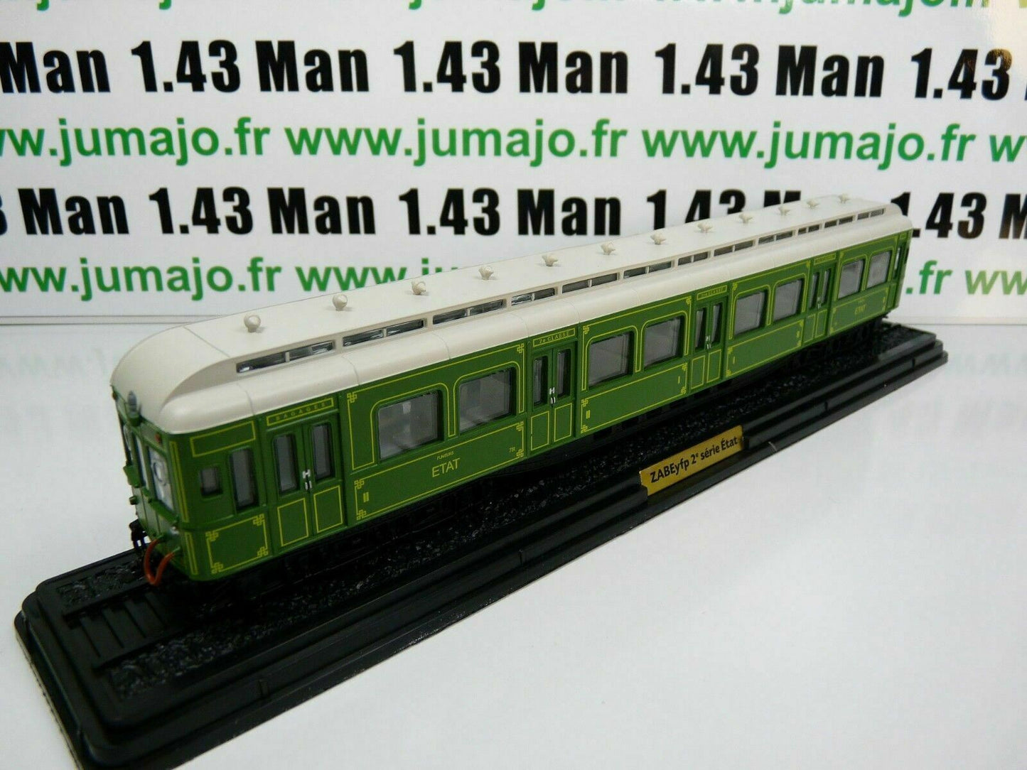 Lot 1AM 1+2+3 3 TRAINS Automotrices SNCF 1/87 HO z 7100 état 2° série 1915