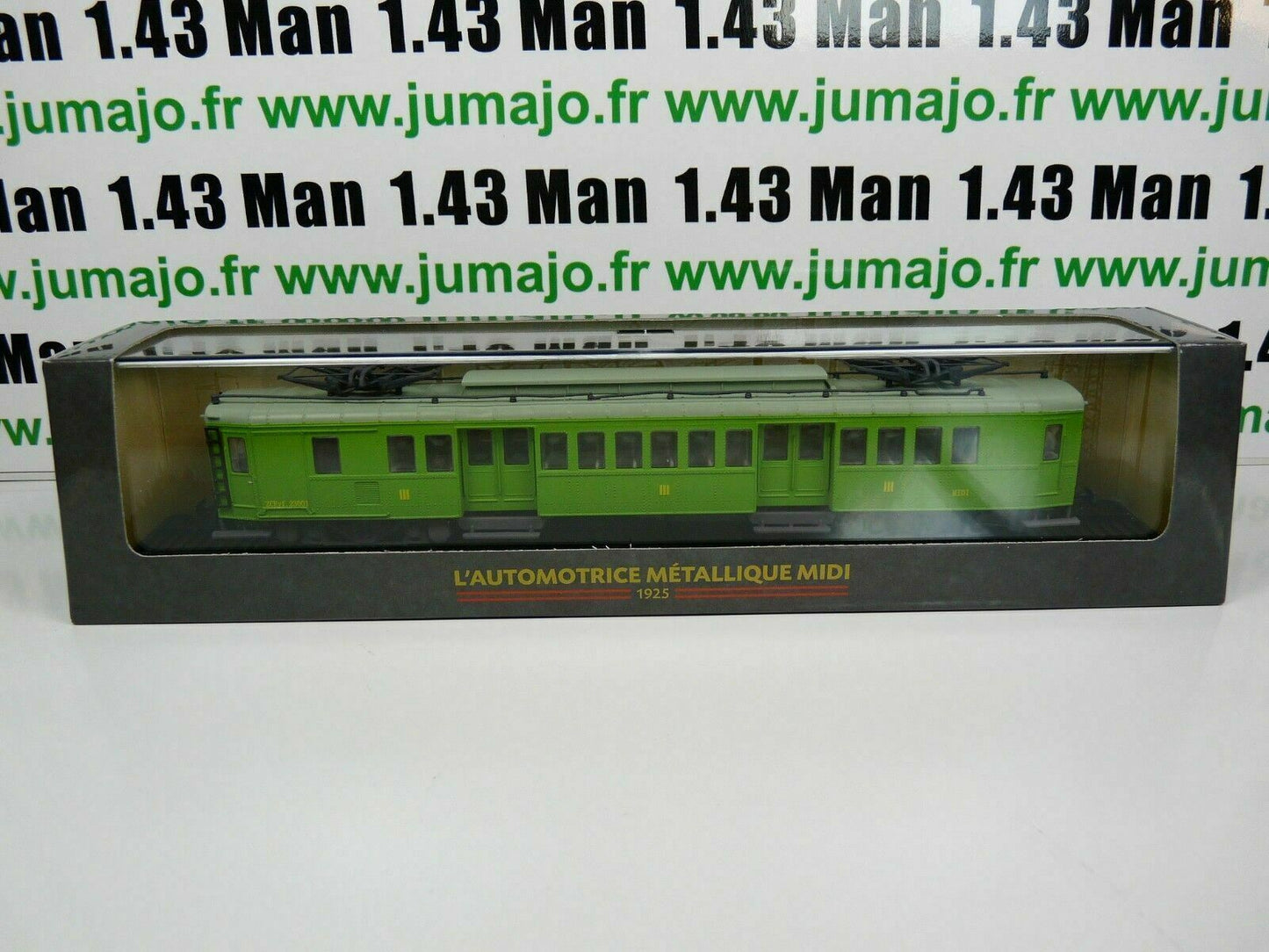 AM10 Automotrices train SNCF 1/87 HO : métallique Midi 1925 ZCEyf 23001