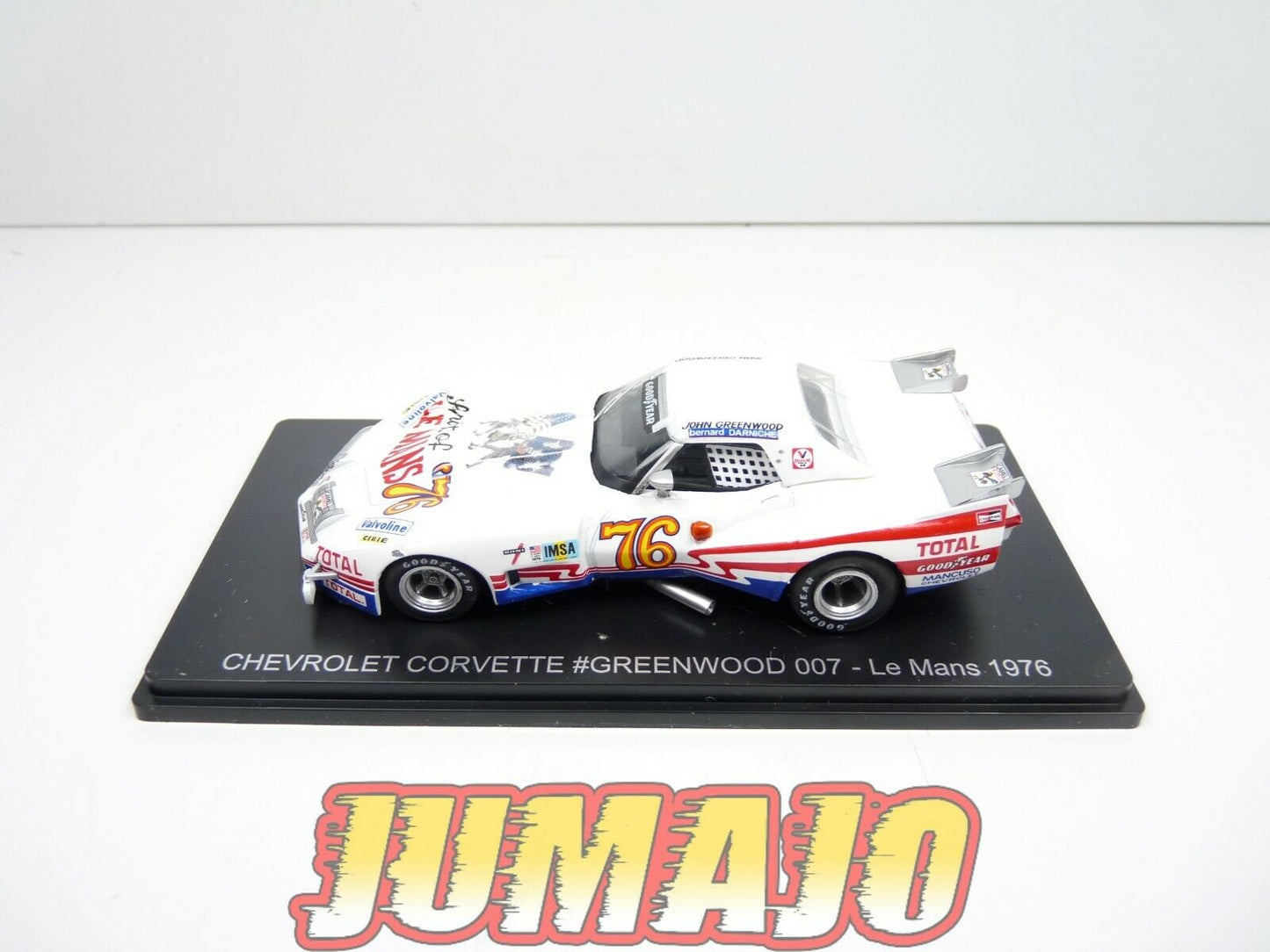 24H78 1/43 HACHETTE SPARK 24 Heures Le Mans CHEVROLET Corvette 1976 Darniche #76