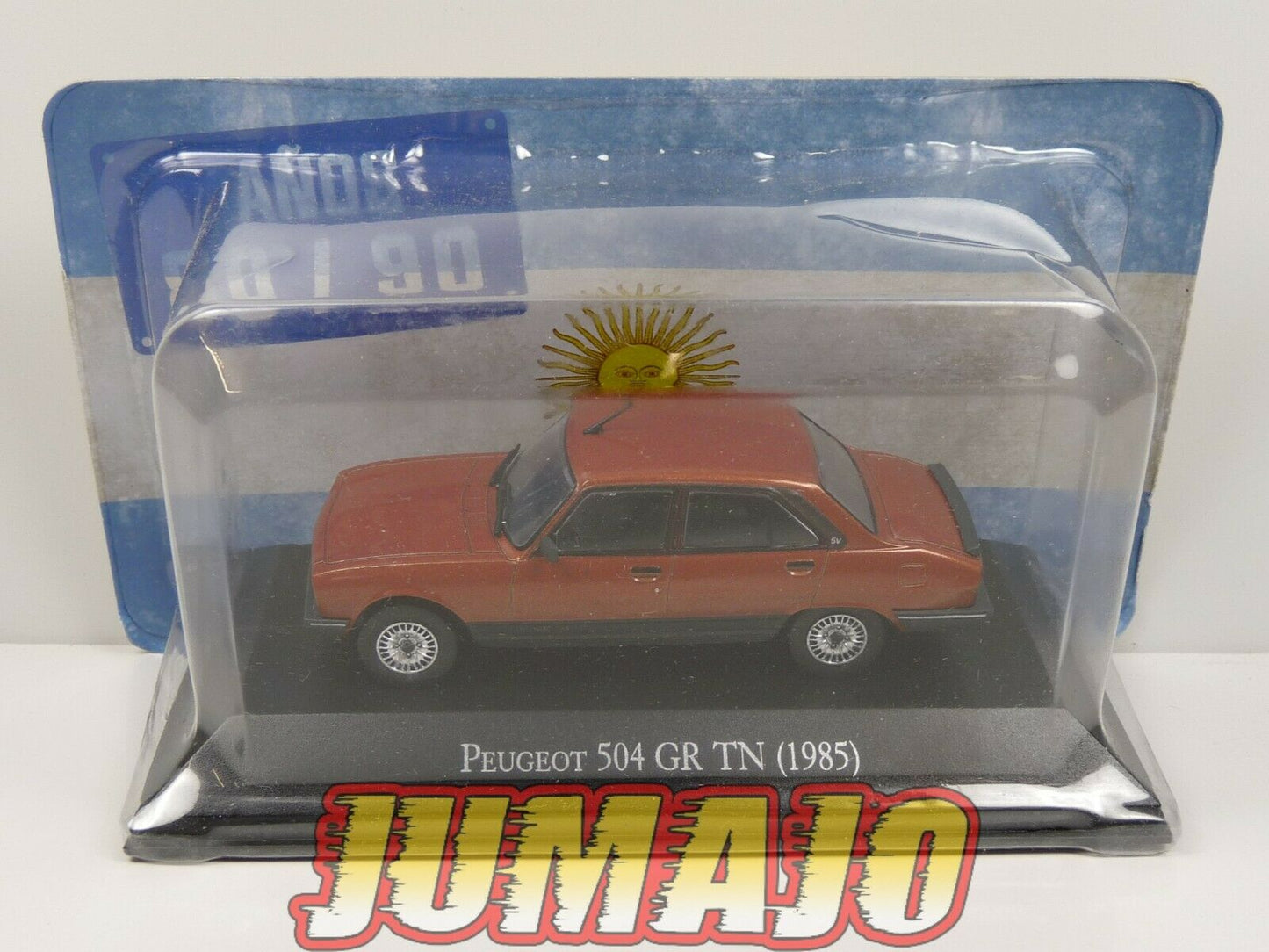 AQV10 Voiture 1/43 SALVAT Inolvidables 80/90 : PEUGEOT 504 GR TN 1985