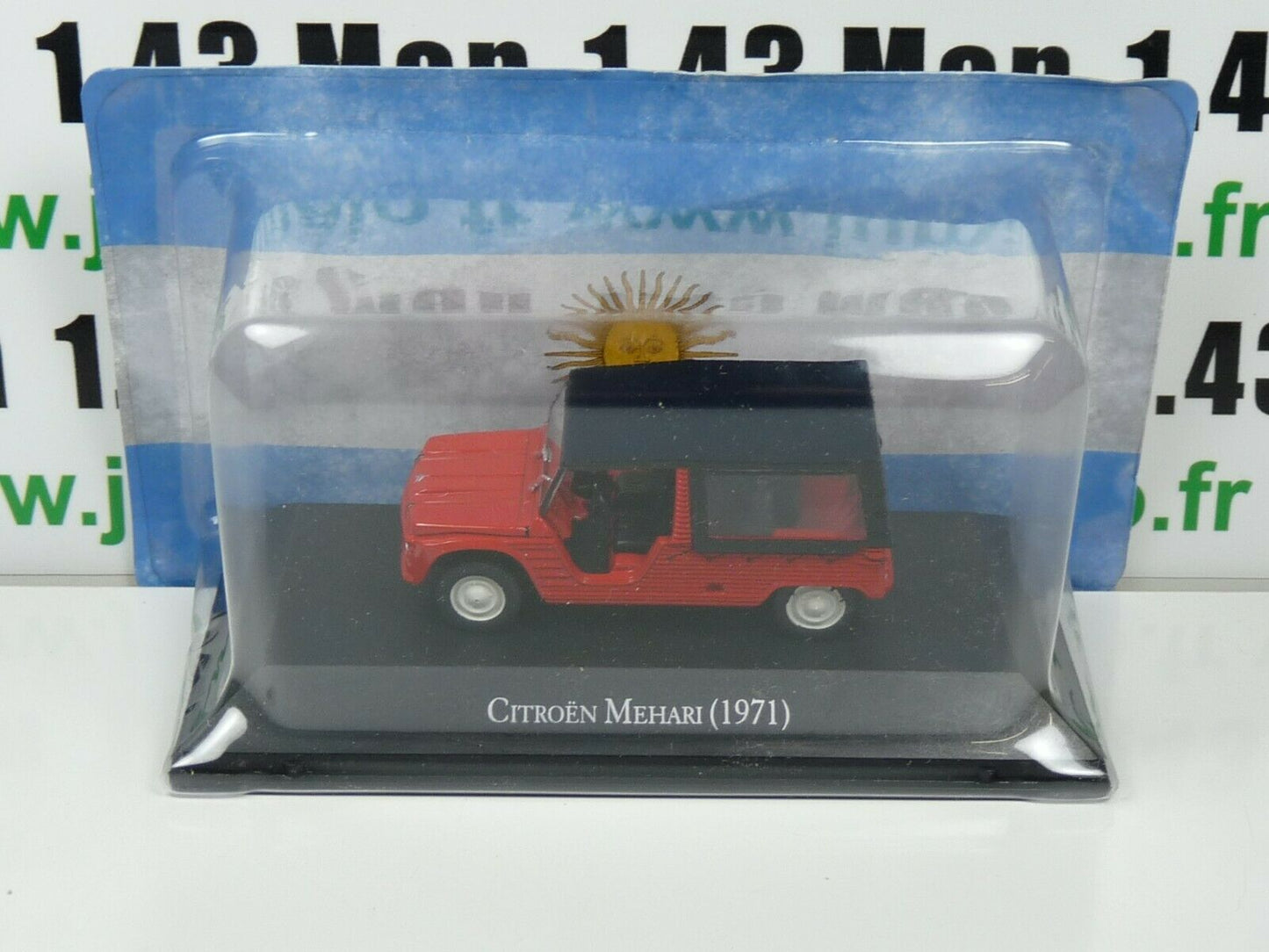 ARG32 Voiture 1/43 SALVAT Autos Inolvidables : CITROEN MEHARI 1971
