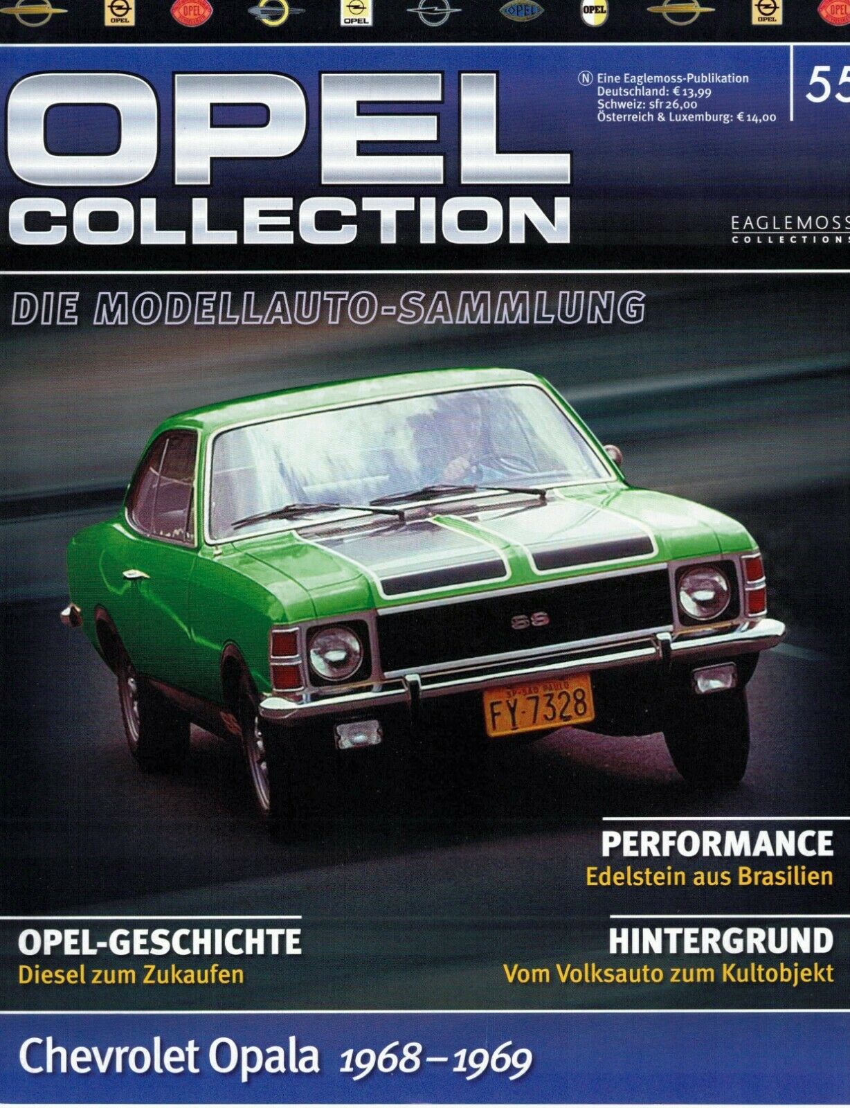 LOT 11 FASCICULES eaglemoss OPEL (en allemand) 19,23,25,48,49,51,55,61,64,69,78