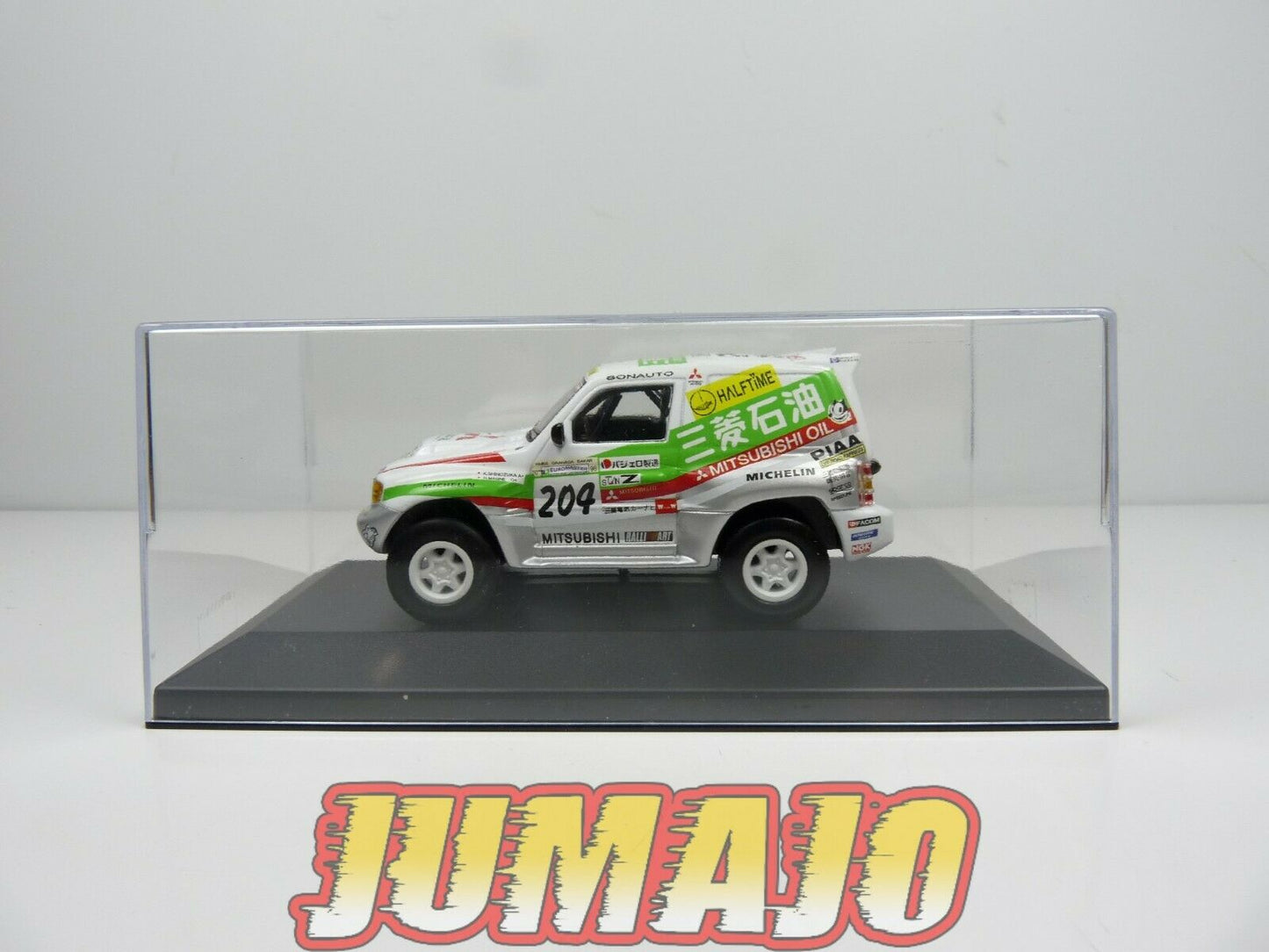 RLY12 VOITURE 1/43 DEL PRADO MITSUBISHI PAJERO 1998 #204 Rallye Paris Dakar