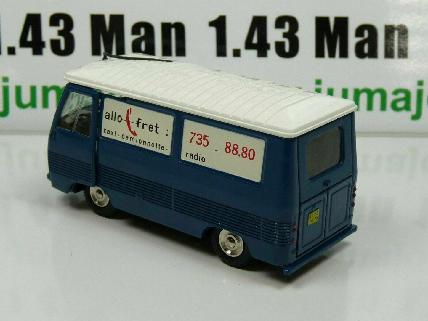 DT Voiture 1/43 réédition DINKY TOYS Atlas : PEUGEOT Fourgon Tole J7 570