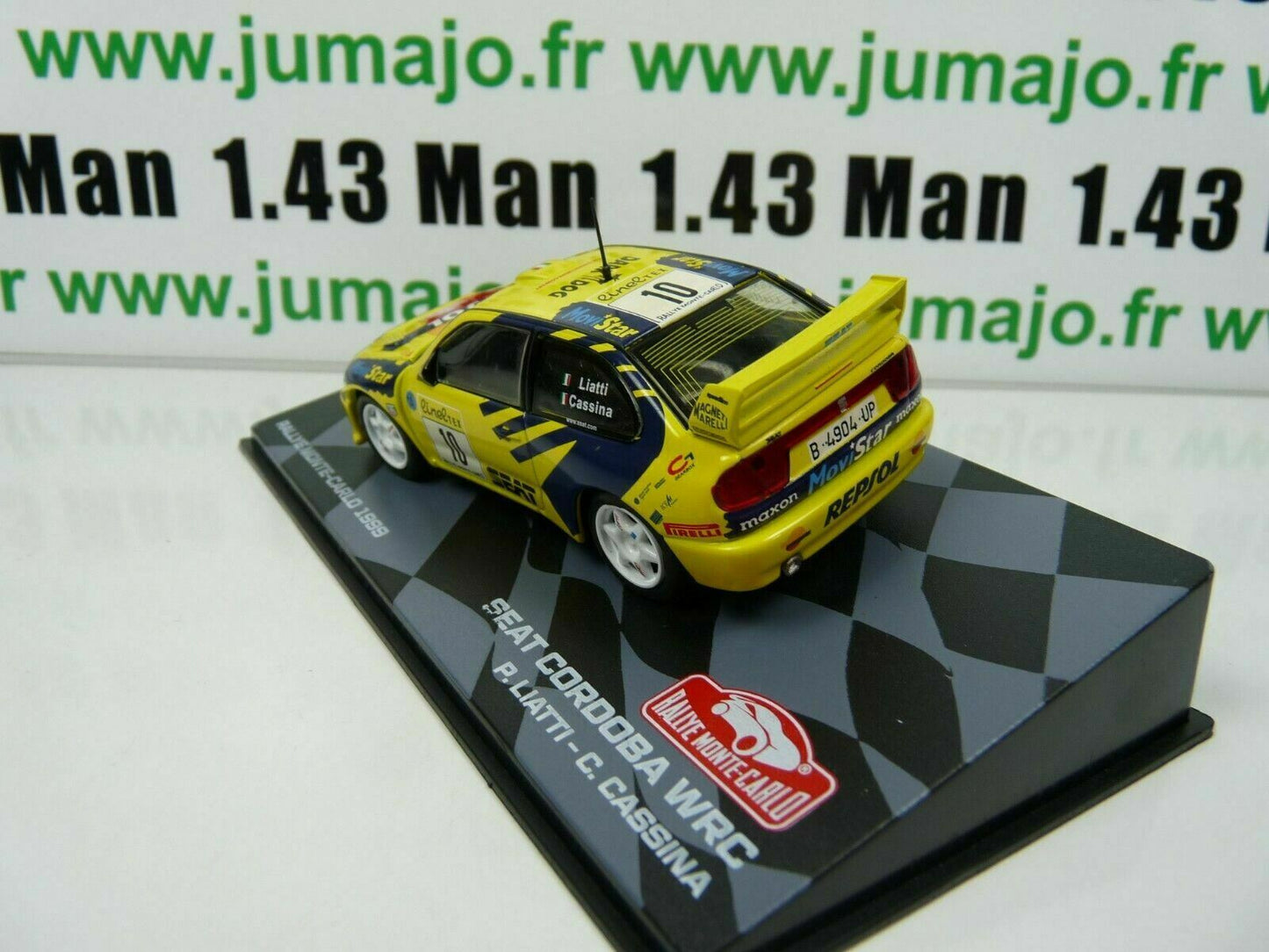 RMIT24 1/43 IXO Rallye Monte Carlo : SEAT Cordoba WRC 1999 #10 P.Liatti