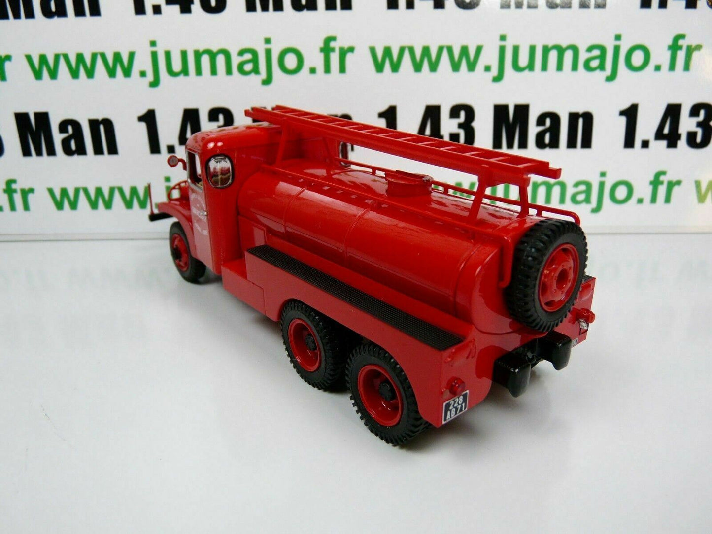 CP44 POMPIERS 1/43 altaya IXO Camion citerne d'incendie Tubincendie GMC Pompe