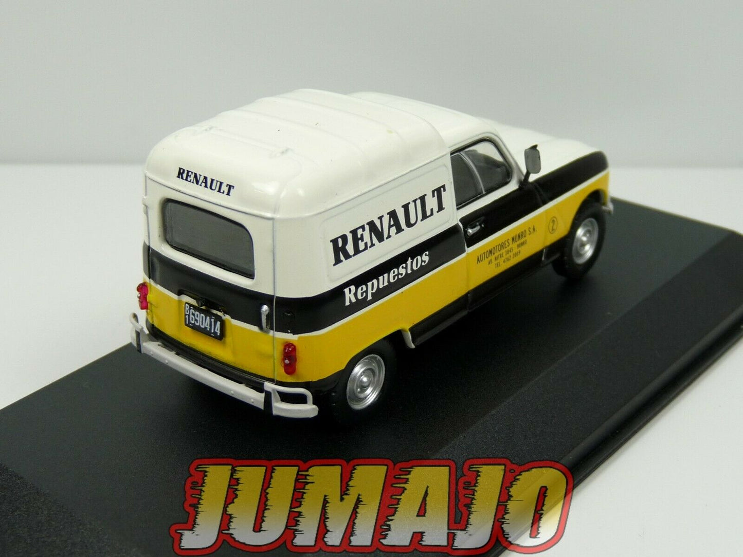SER8 1/43 SALVAT Vehiculos Servicios RENAULT 4F Automotores service 1982