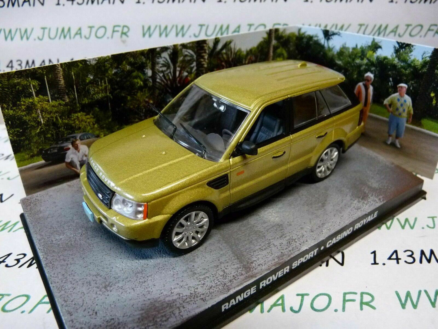 lot 4 Voitures(2) 1/43 IXO 1/43 IXO 007 JAMES BOND : JB 10, 31, 52, 51 gt 40