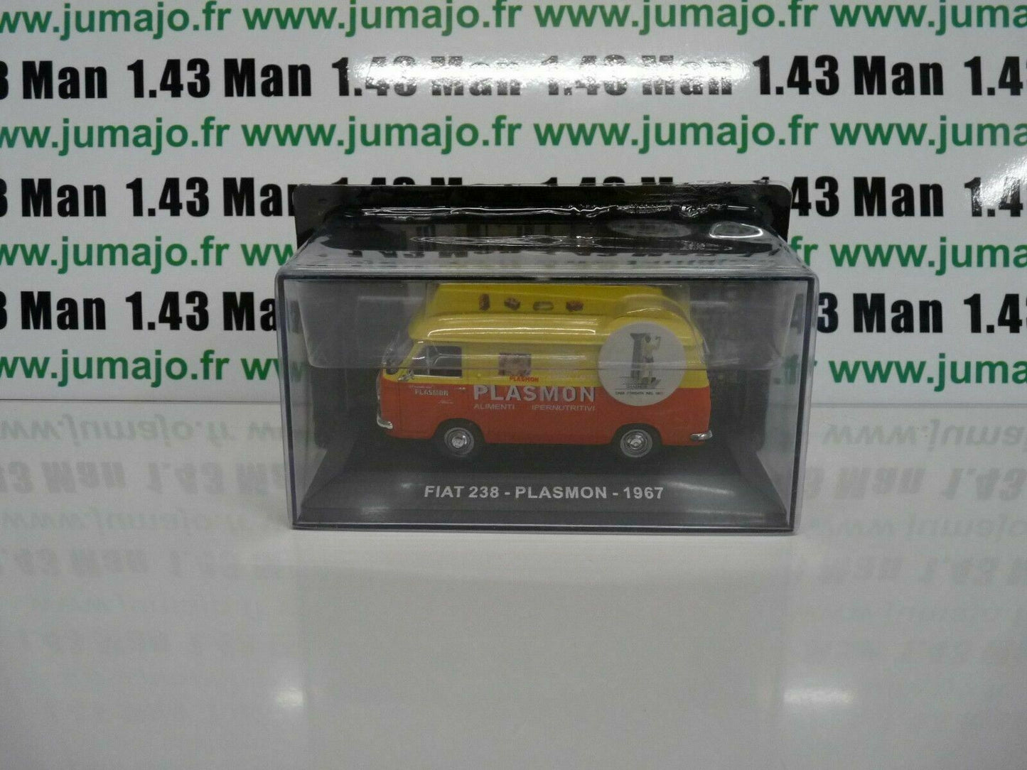 lot 4 1/43 IXO Altaya camionnette FIAT Alfa Roméo Lavazza Ferrero Plasmon Charms