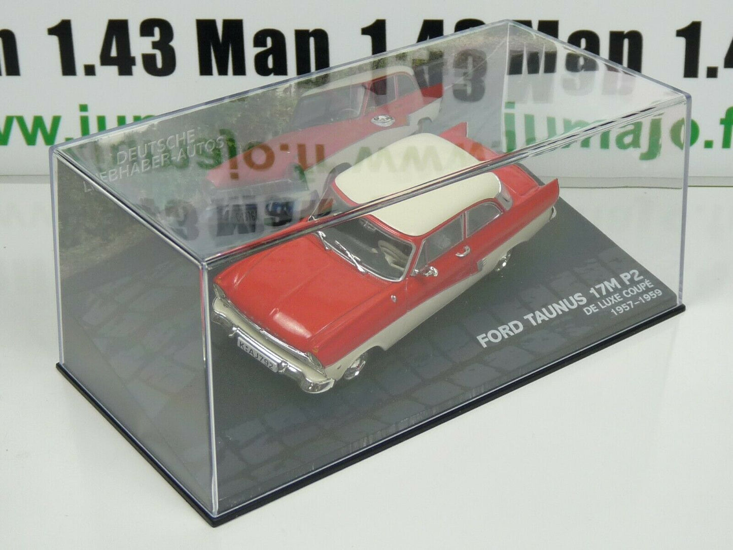 FRD3 voiture 1/43 IXO eagle moss : FORD TAUNUS 17M P2 1957/1959