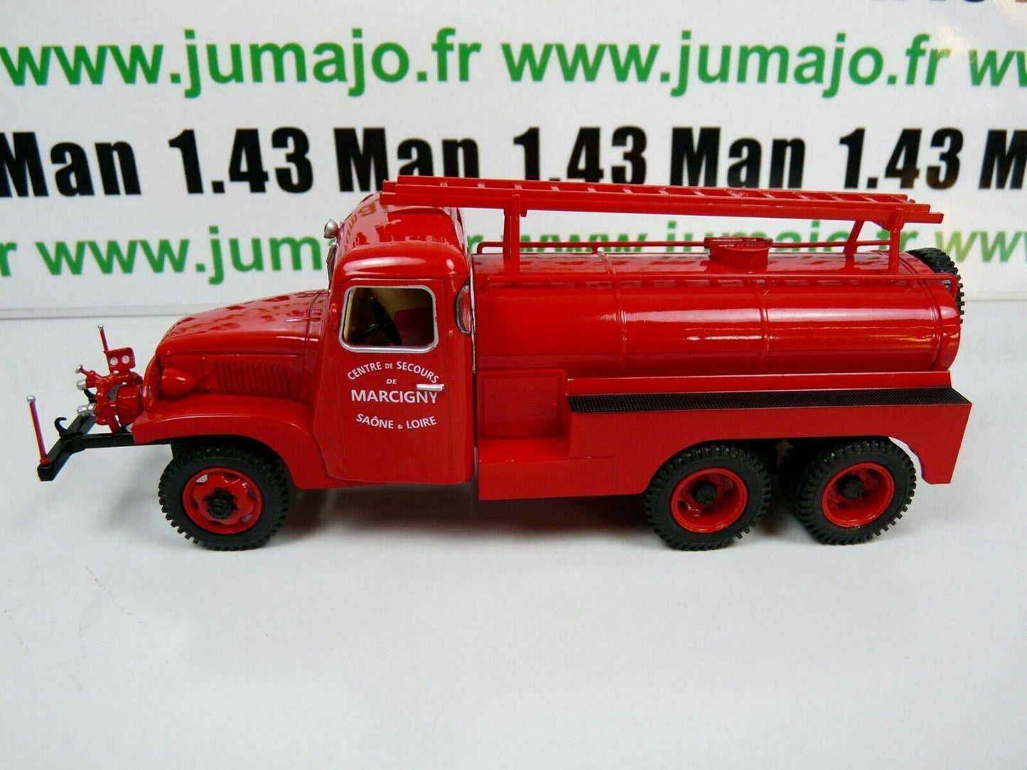 CP44 POMPIERS 1/43 altaya IXO Camion citerne d'incendie Tubincendie GMC Pompe