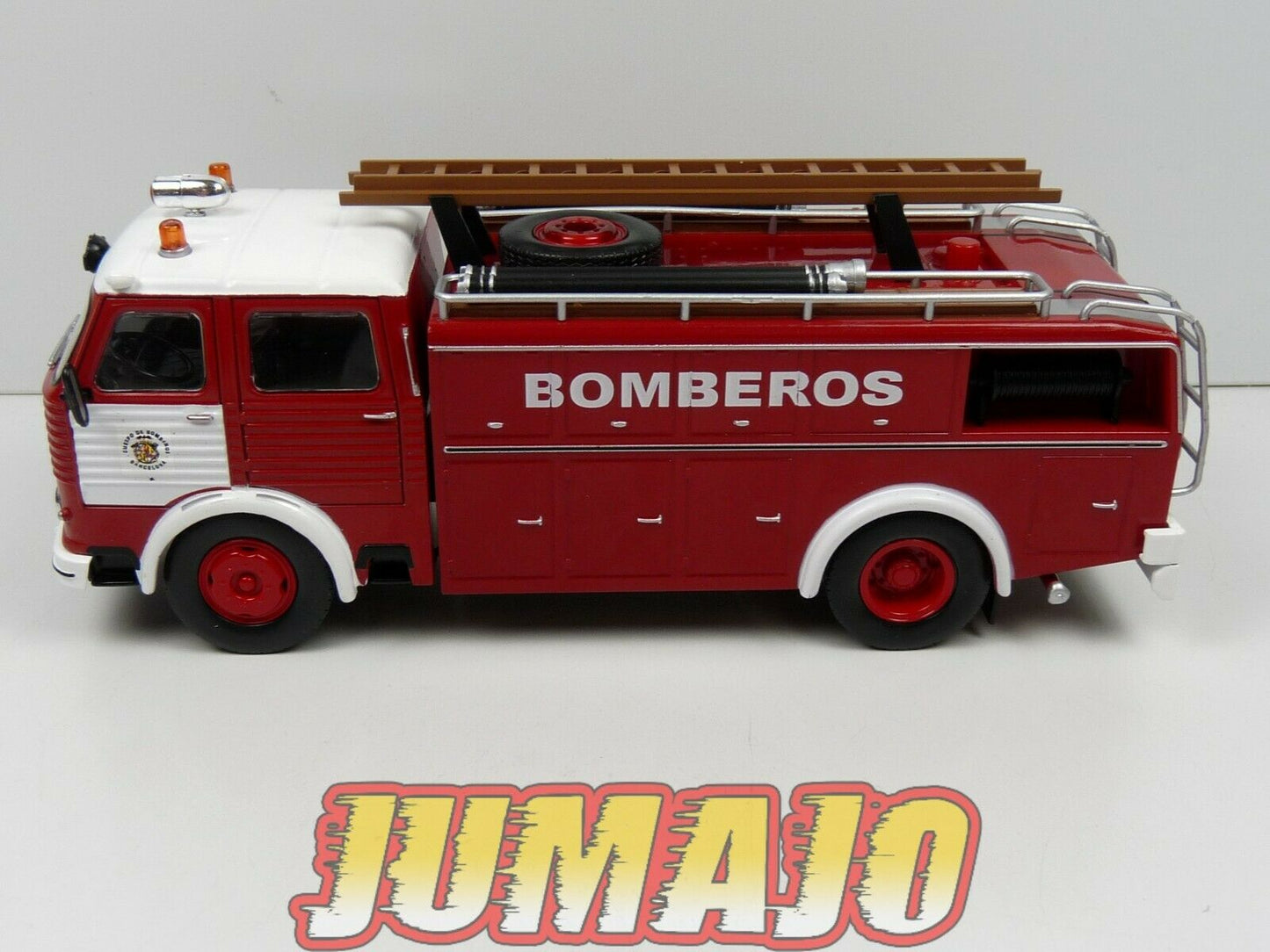 CPI6 camion POMPIER 1/43 Hachette Autopompa Pegaso 1091/1 Espagne 1963 Barcelona