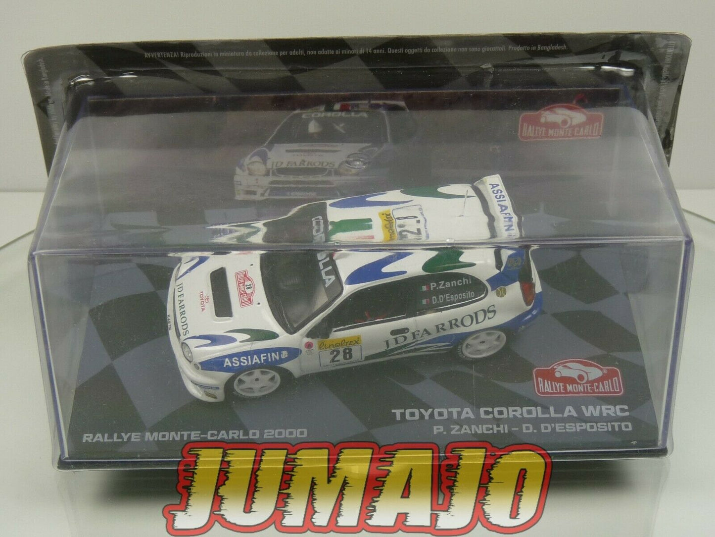 RMIT41 1/43 IXO Rallye Monte Carlo : TOYOTA Corolla WRC 2000 #28 P.Zanchi