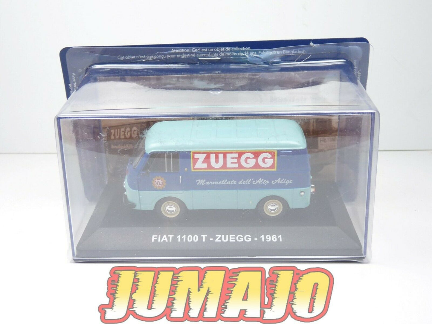 VCE10 1/43 IXO Commerciale Epoque : FIAT 1100 T ZUEGG 1961