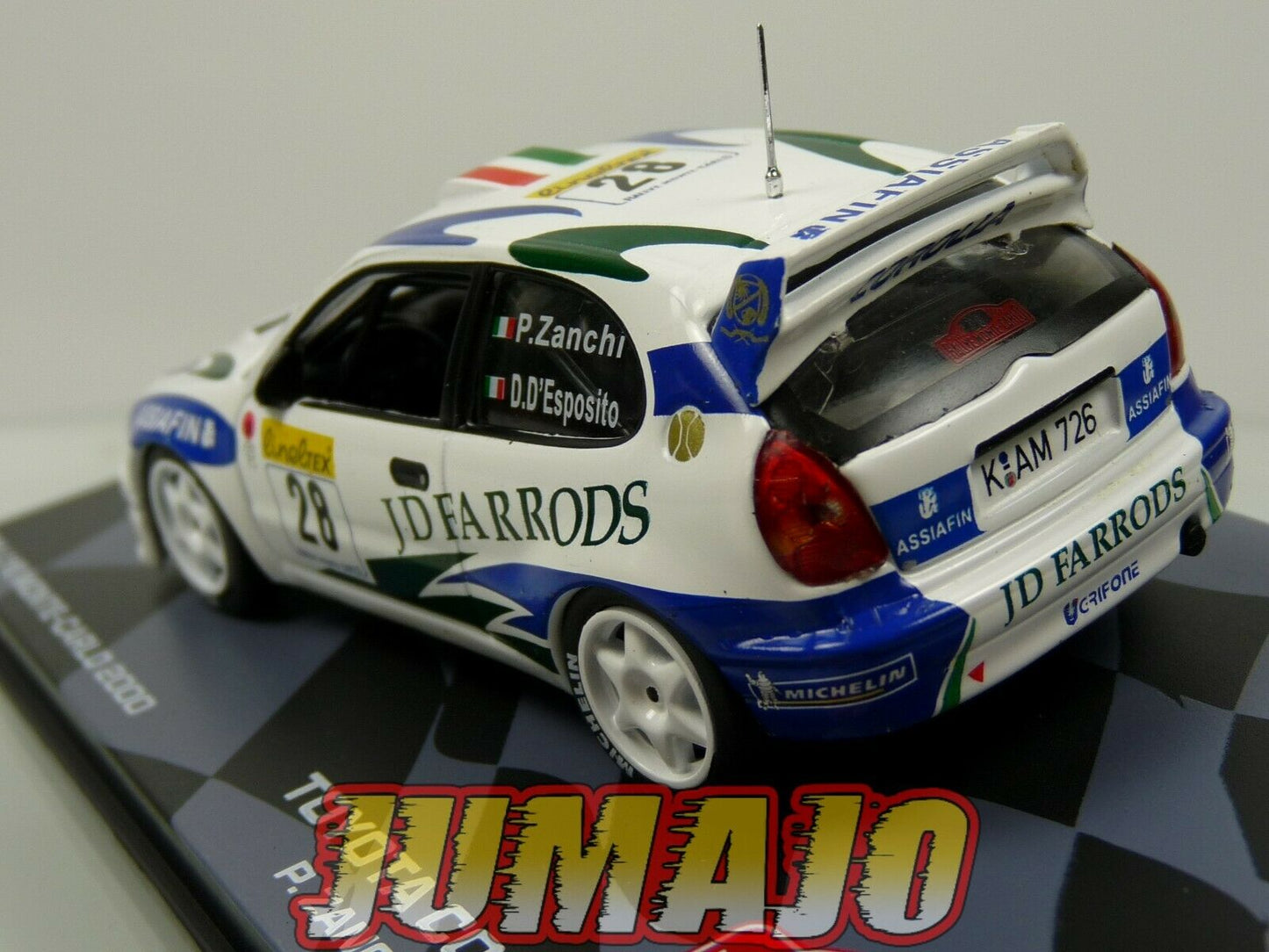 RMIT41 1/43 IXO Rallye Monte Carlo : TOYOTA Corolla WRC 2000 #28 P.Zanchi