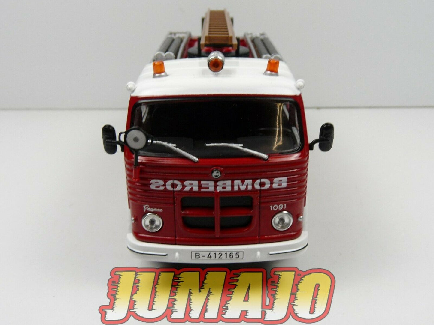 CPI6 camion POMPIER 1/43 Hachette Autopompa Pegaso 1091/1 Espagne 1963 Barcelona