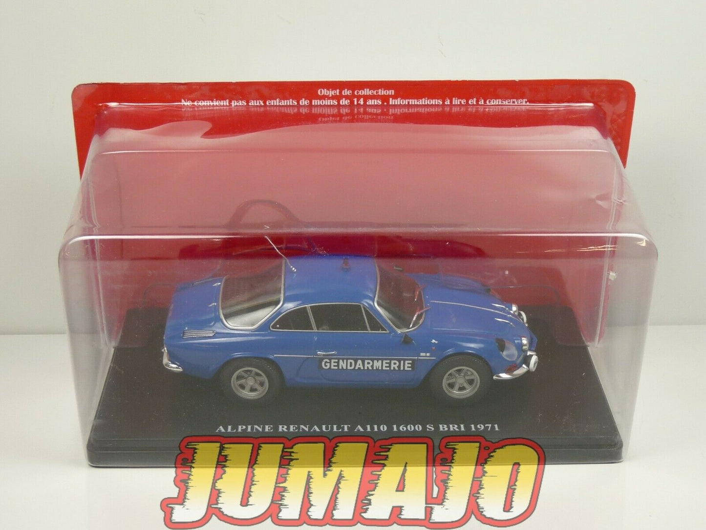 TES4 Voiture 1/24 Hachette : ALPINE Renault A110 1600 S BRI 1971 SANS FOND