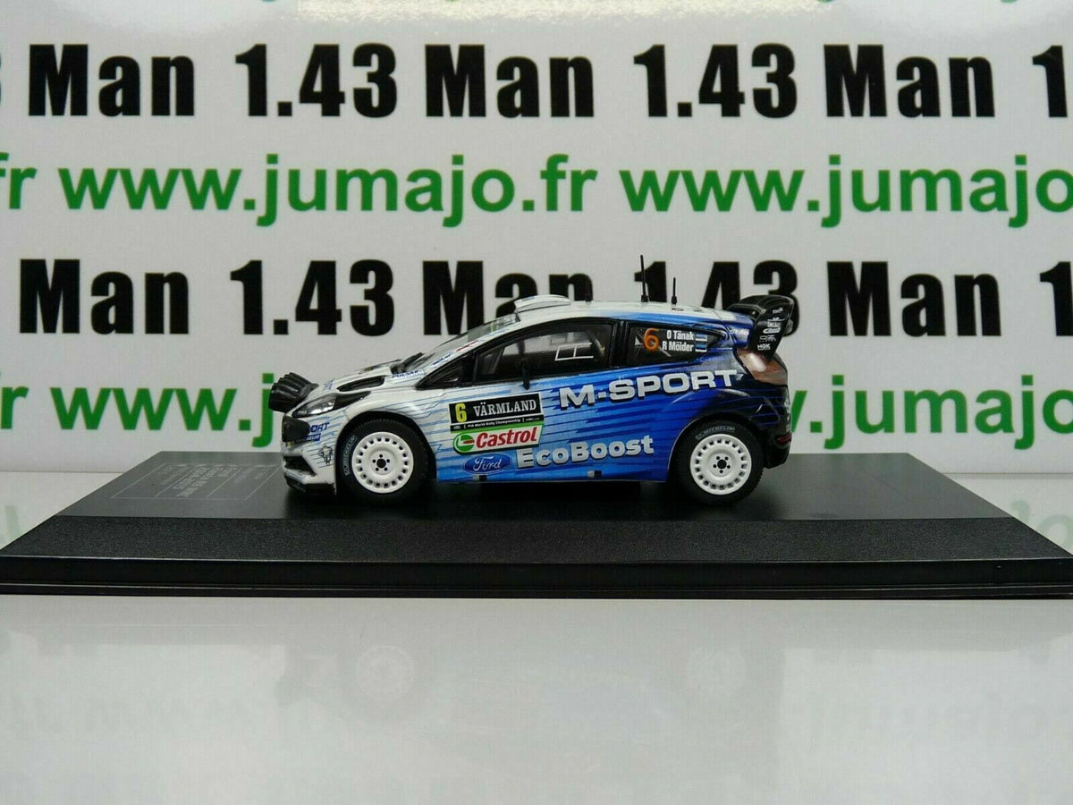 RD13 voiture 1/43 IXO Direkt Rallye FORD FIESTA RS WRC Suède 2015 Tanak