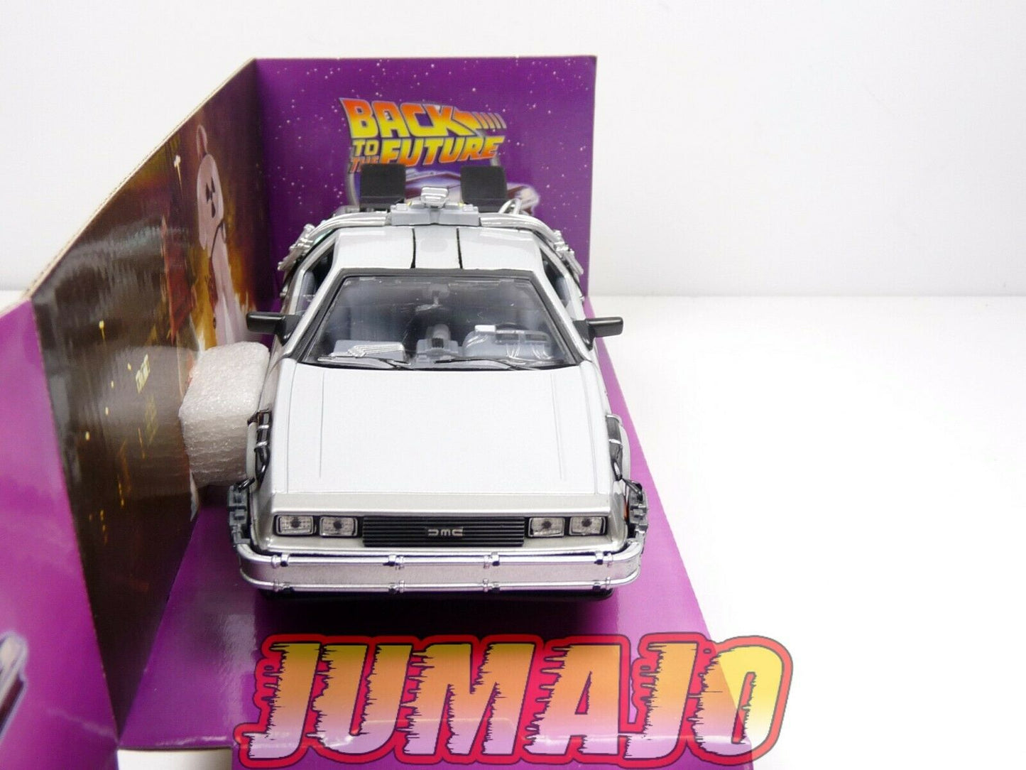 FIL33 Voiture 1/24 WELLY : DELOREAN RETOUR VERS LE FUTUR I "back to the future"