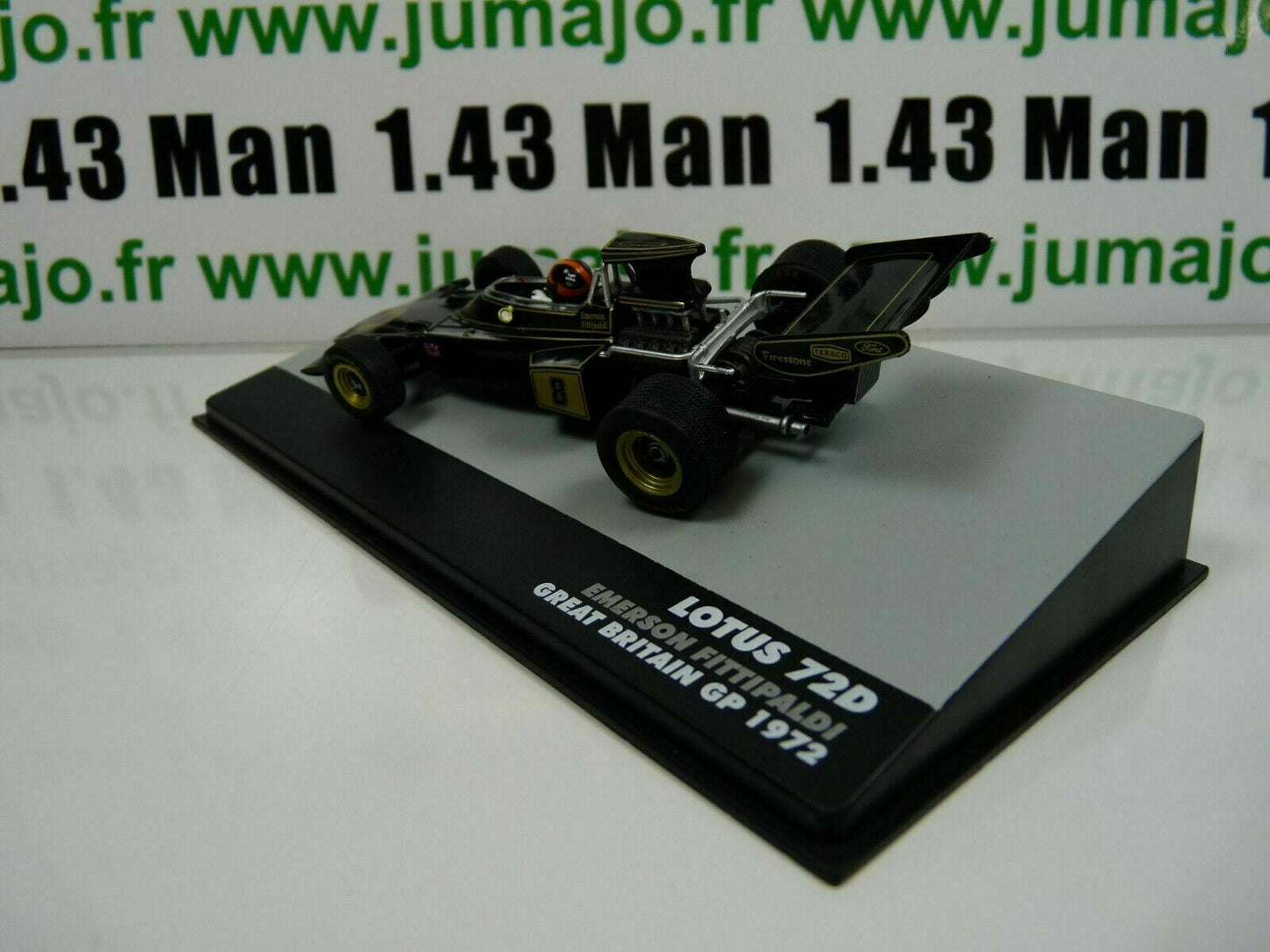 FOR12 eaglemoss 1/43 F1 BRESIL Formule 1 LOTUS 72D E.Fittipaldi UK 1972 #8