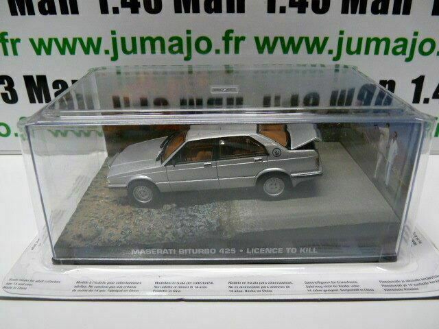 JB38 voiture 1/43 IXO 007 JAMES BOND : MASERATI Biturbo 425 licence to kill