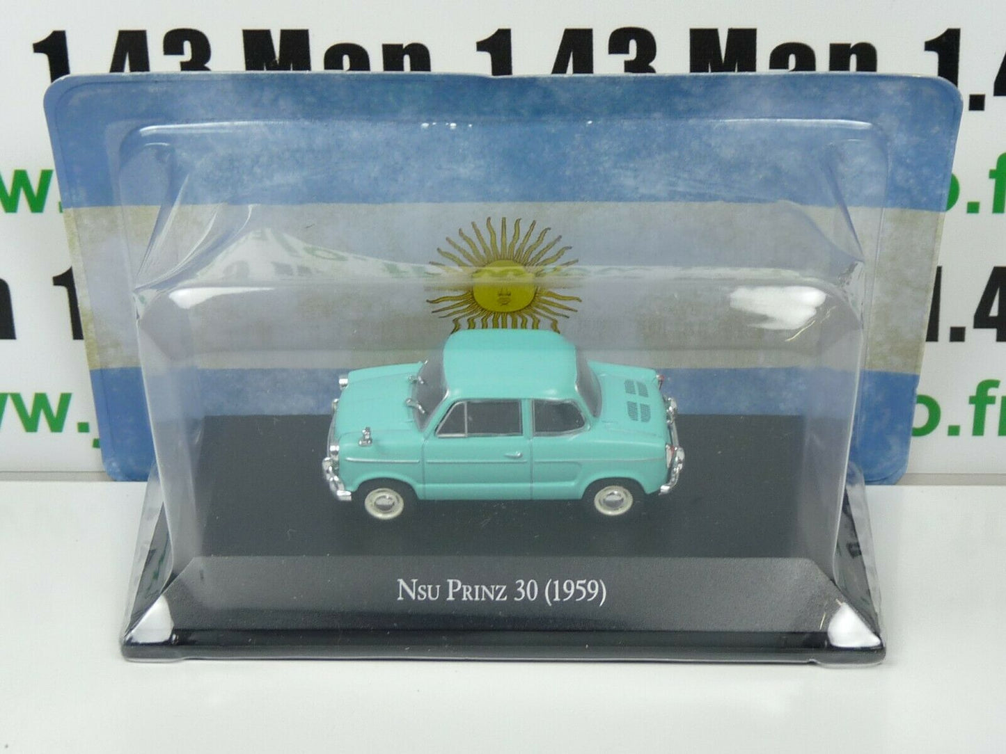 LOT 2 Voiture 1/43 SALVAT Autos Inolvidables: NSU prinz / De Carlo 700 BMW Micro