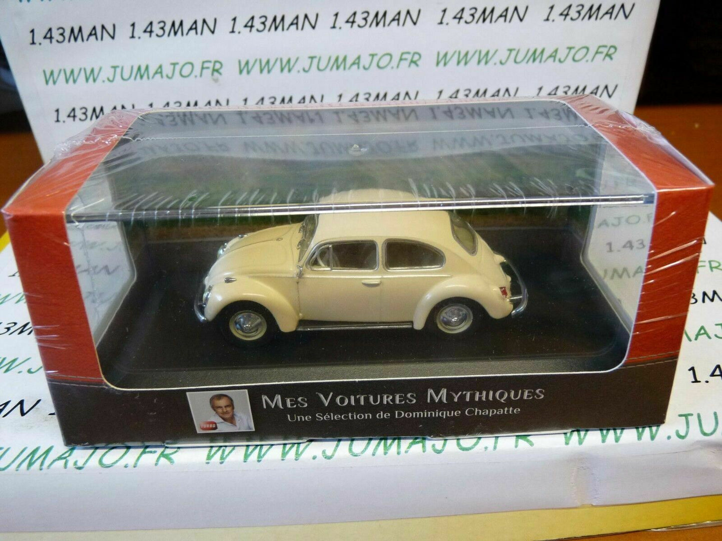 CH4 Voitures 1/43 IXO Atlas Mythiques Chapatte : VOLKSWAGEN Beetle Cox 1200 1960