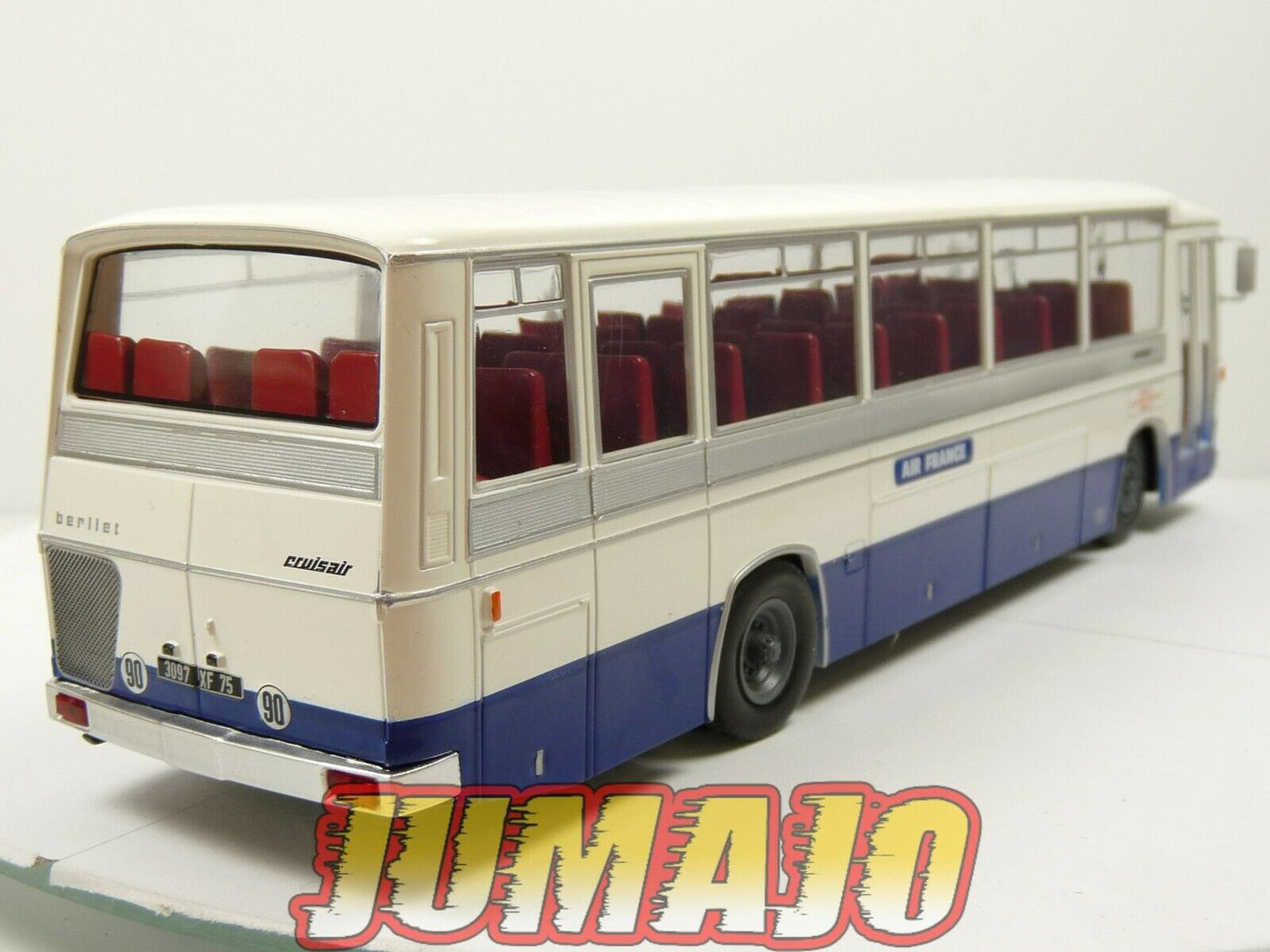 BUS62 Bus 1/43 IXO Hachette BERLIET Cruisair 3 Air France Orly Le Bourget 1969