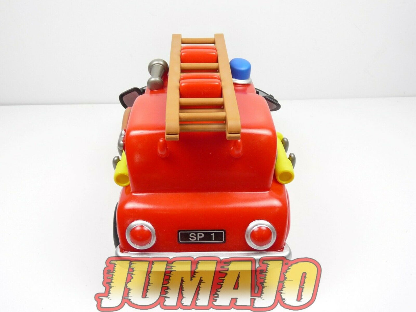 CP100 lot FIGURINES PVC enfant POMPIERS : camion + 4 soldats + accesoires 22cm