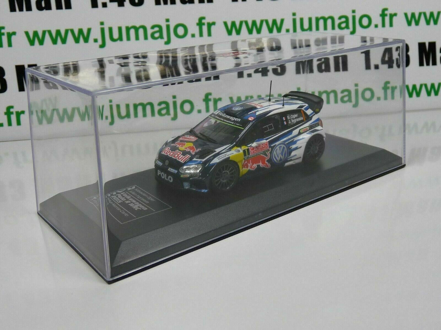 RD9 voiture 1/43 IXO Direkt Rallye VOLKSWAGEN POLO R WRC Monte Carlo 2015 OGIER