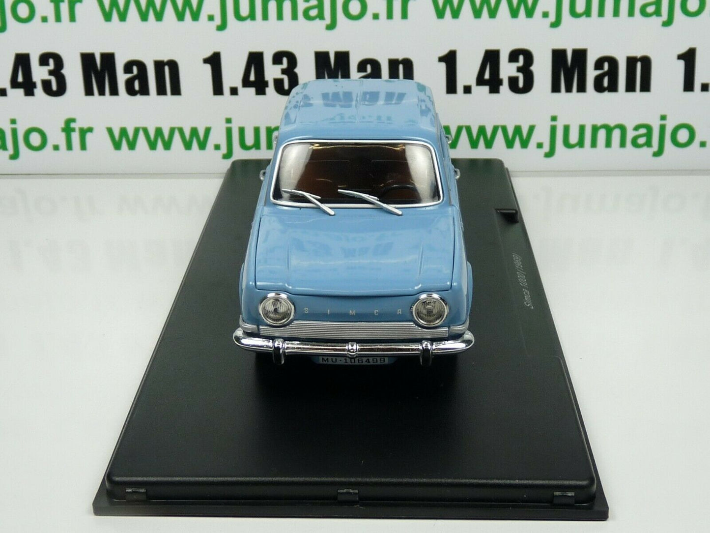 VQ6+18 LOT 2 Voitures 1/24 SALVAT/ LEO models : SIMCA 1000
