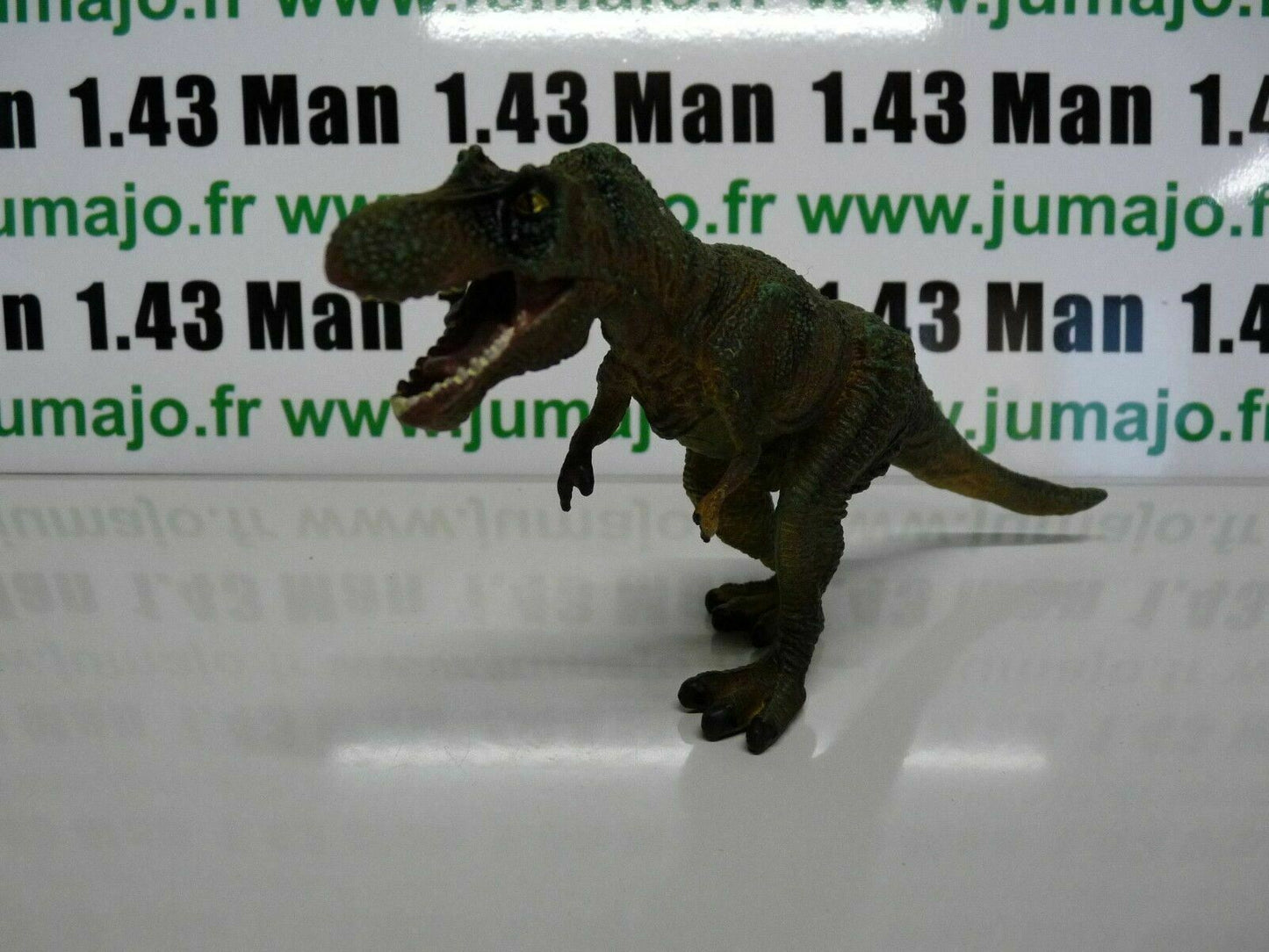 Lot 4 figurines PVC DINOSAURES 14/18 cm Tyrannosaure Diplodocus Tricératops Stégo