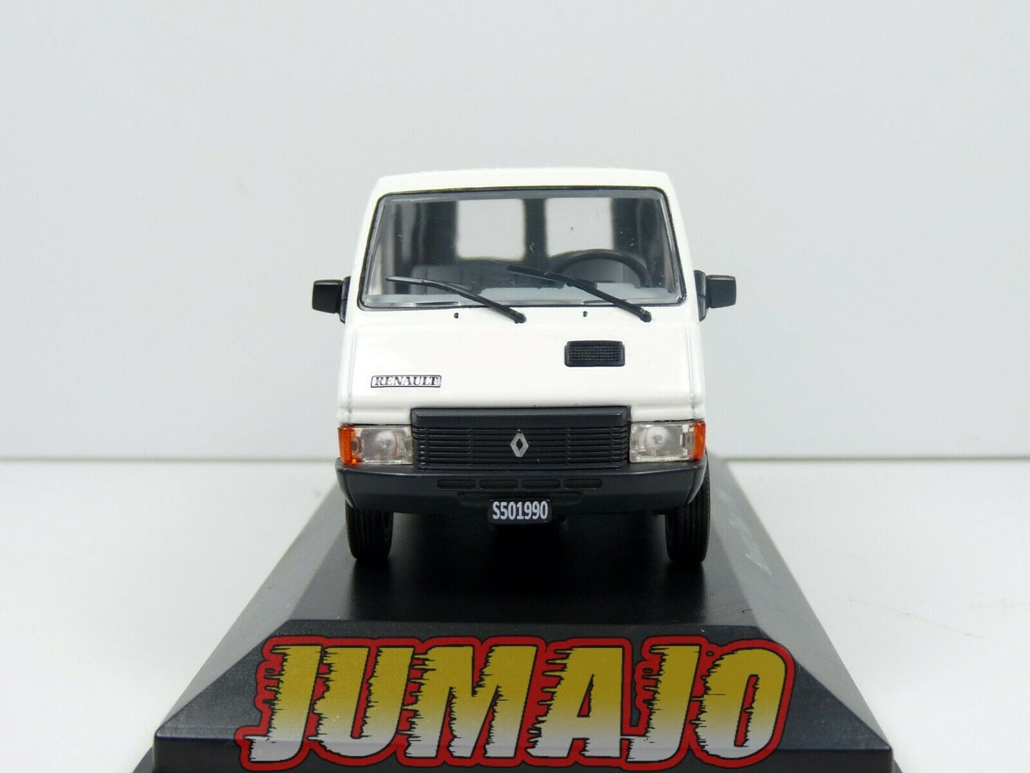 AQV19 Voiture 1/43 SALVAT Inolvidables 80/90 : RENAULT Trafic 1986 tôlé blanc L1H1