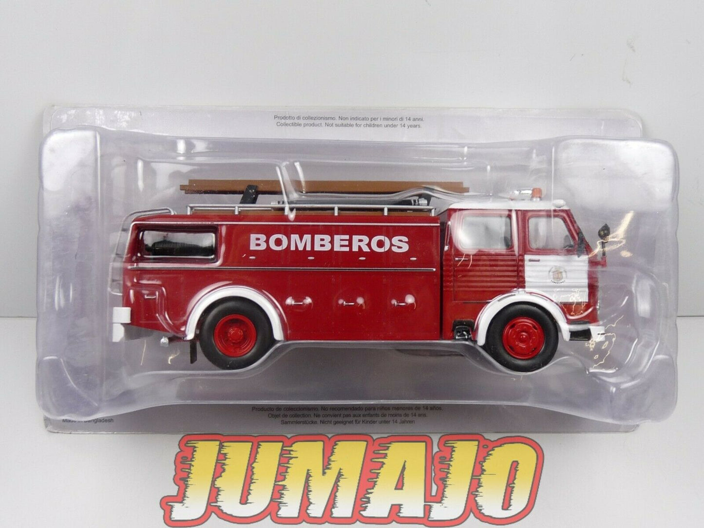 CPI6 camion POMPIER 1/43 Hachette Autopompa Pegaso 1091/1 Espagne 1963 Barcelona