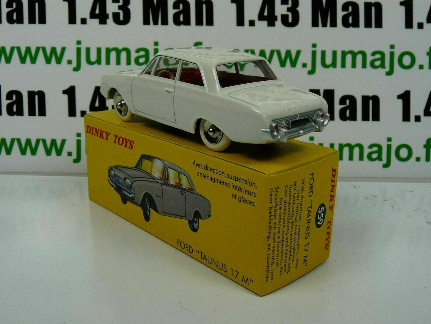 DT258 Voiture 1/43 réédition DINKY TOYS DeAgostini : FORD Taunus 17M