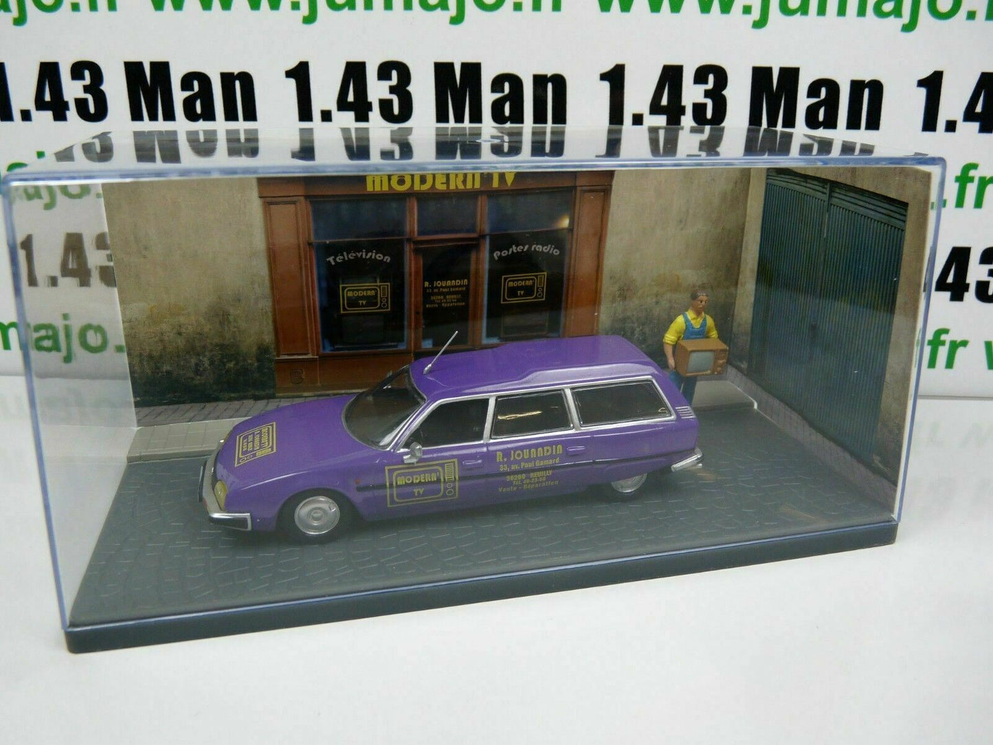 PU8 Voiture 1/43 ELIGOR Petits Utilitaires CITROEN CX break dépanneur TV