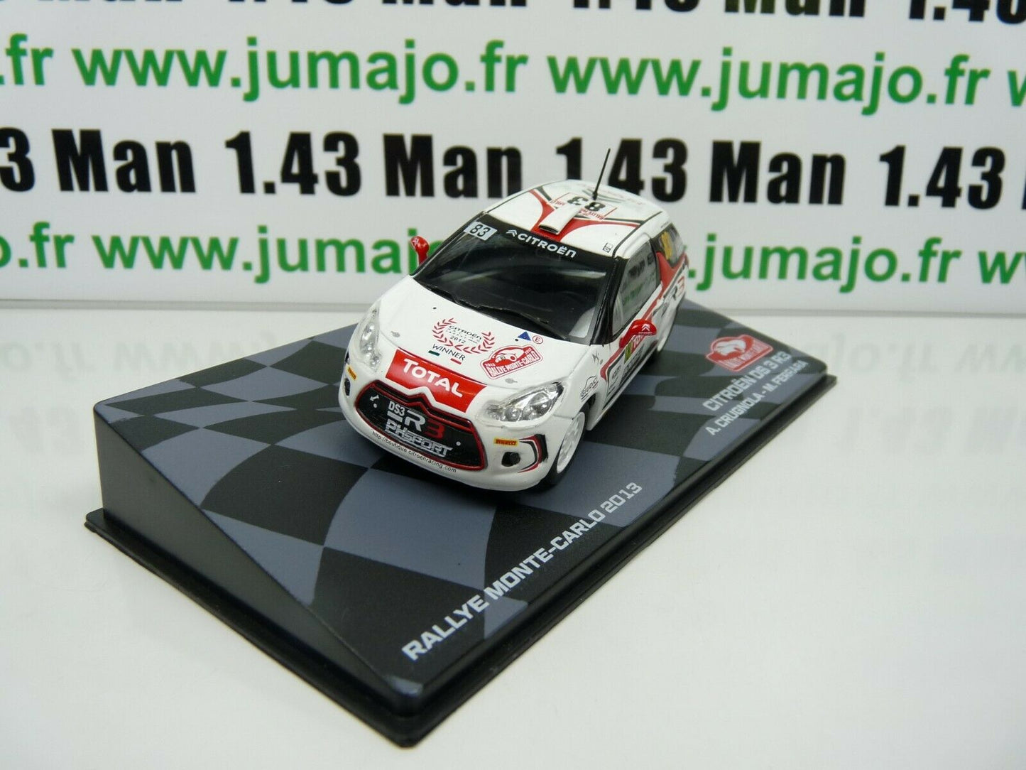 RMIT27 1/43 IXO Rallye Monte Carlo : CITROEN DS 3 R3 2013 #83 A.Crugnola
