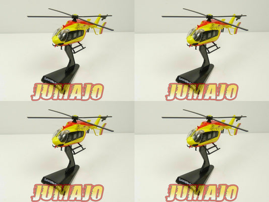 LOT 4 x AV4 AVION delprado 1:90 EUROCOPTER EC 145 hélicoptère Bombardier Sécurité civile