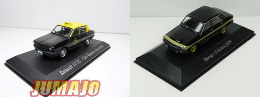 ARG43+SER17 Voiture 1/43 SALVAT : Renault 12 Alpine 1978 et TL Taxi 1994