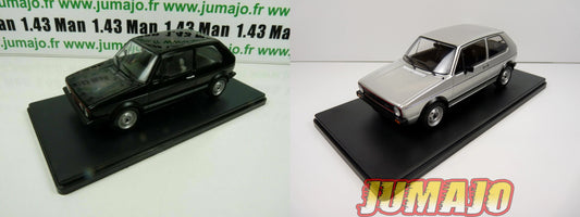 LOT 2 Voitures 1/24 SALVAT: VOLKSWAGEN Golf GTI 1976 et 1981