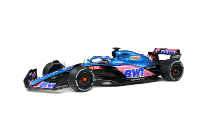 DH8803 Voiture 1/18 SOLIDO : Renault ALPINE A522 Monaco GP 2022 #14 Bleue