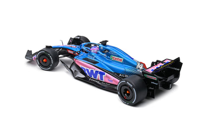 DH8803 Voiture 1/18 SOLIDO : Renault ALPINE A522 Monaco GP 2022 #14 Bleue