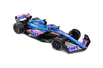 DH8803 Voiture 1/18 SOLIDO : Renault ALPINE A522 Monaco GP 2022 #14 Bleue