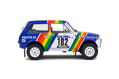 DH7305 Voiture 1/18 SOLIDO LADA Niva Paris Dakar #182 1984