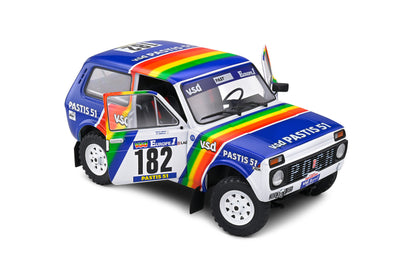 DH7305 Voiture 1/18 SOLIDO LADA Niva Paris Dakar #182 1984