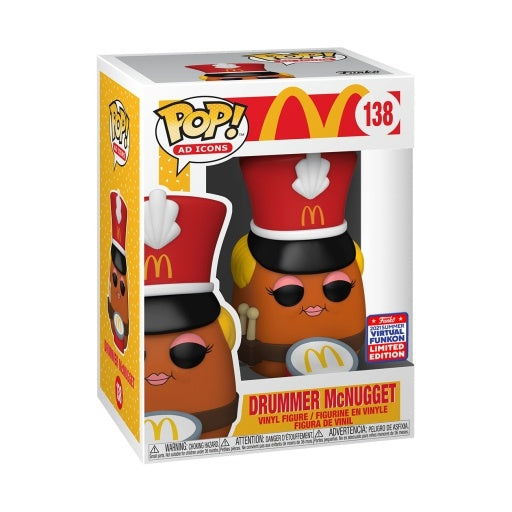 POP103 Figurine Vinyl FUNKO POP McDonald's : Drummer McNugget #138 2021 Summer Convention