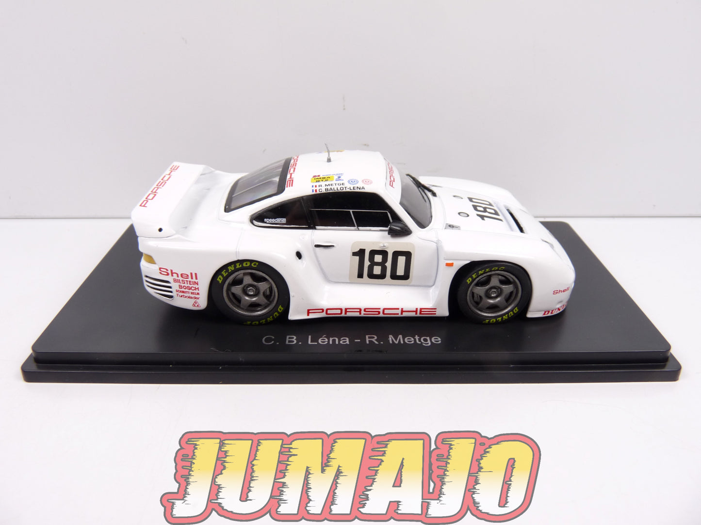 24H144 1/43 HACHETTE Japon 24 Heures Le Mans : Porsche 961 1986 Léna #180